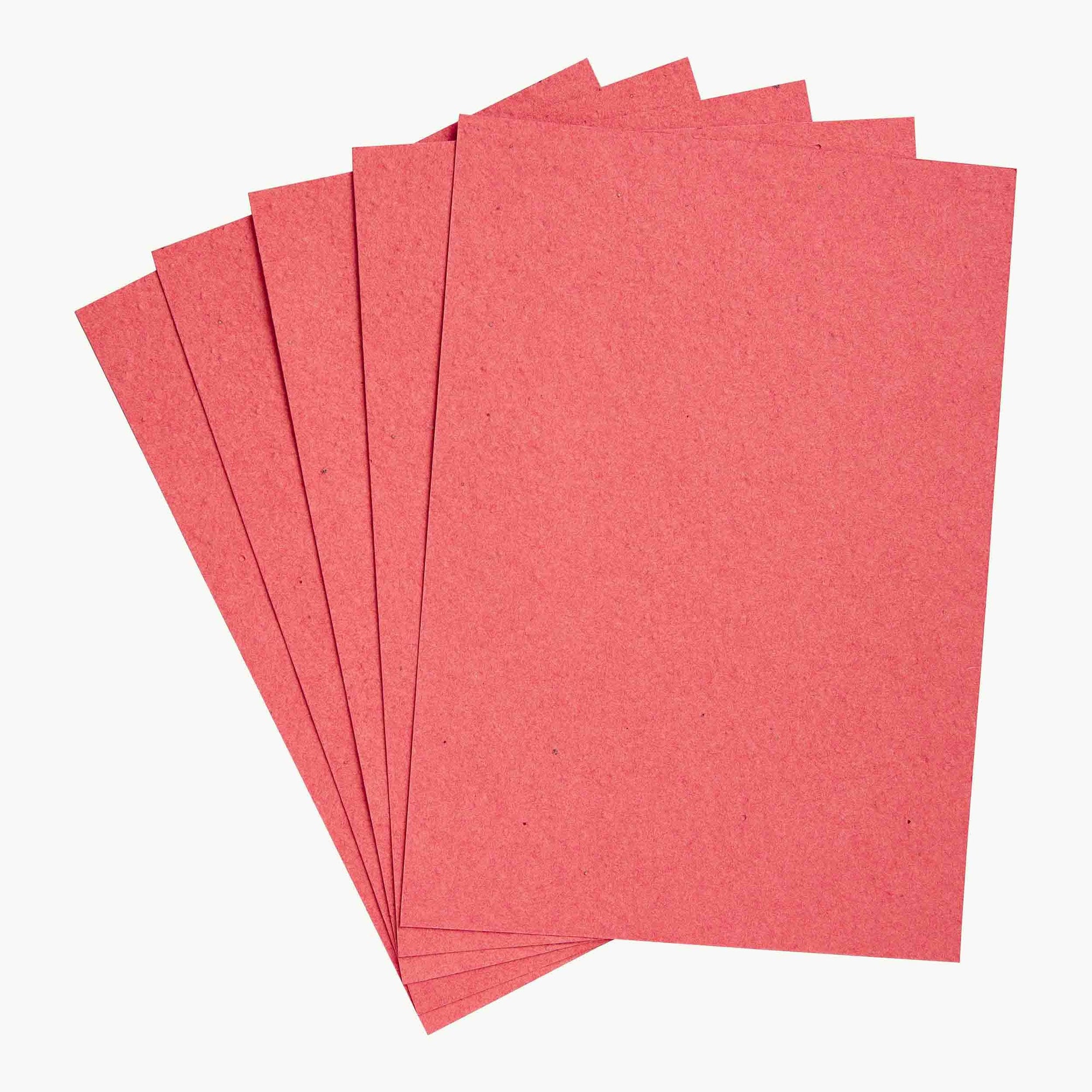 Eco-friendly Dark pink mixed wildflower seed paper