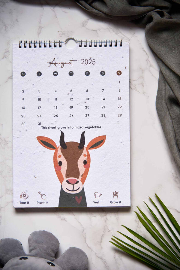 Welcome to the Jungle | A Kids Wall Calendar for 2025