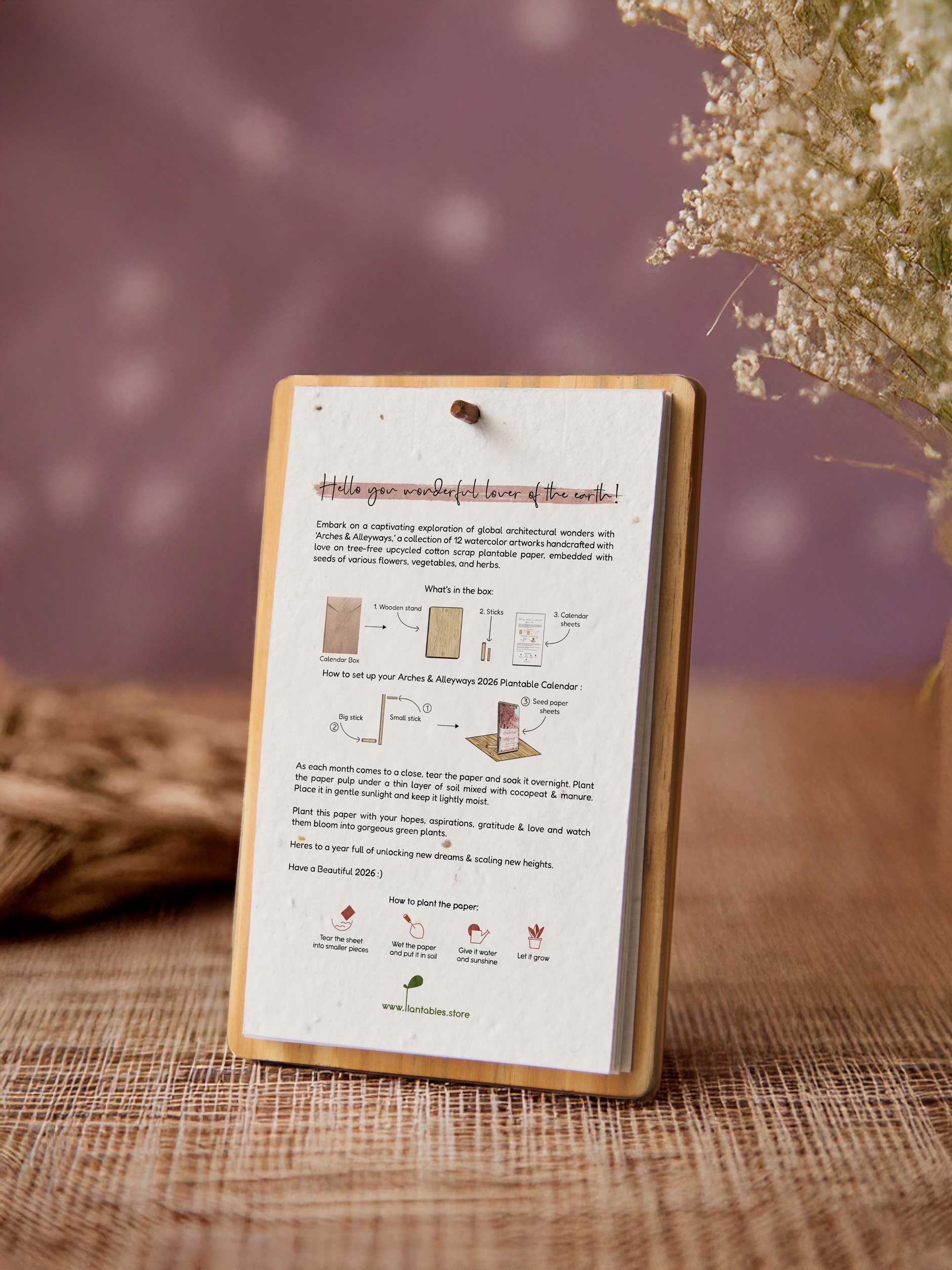 Arches & Alleyways Calendar 2026