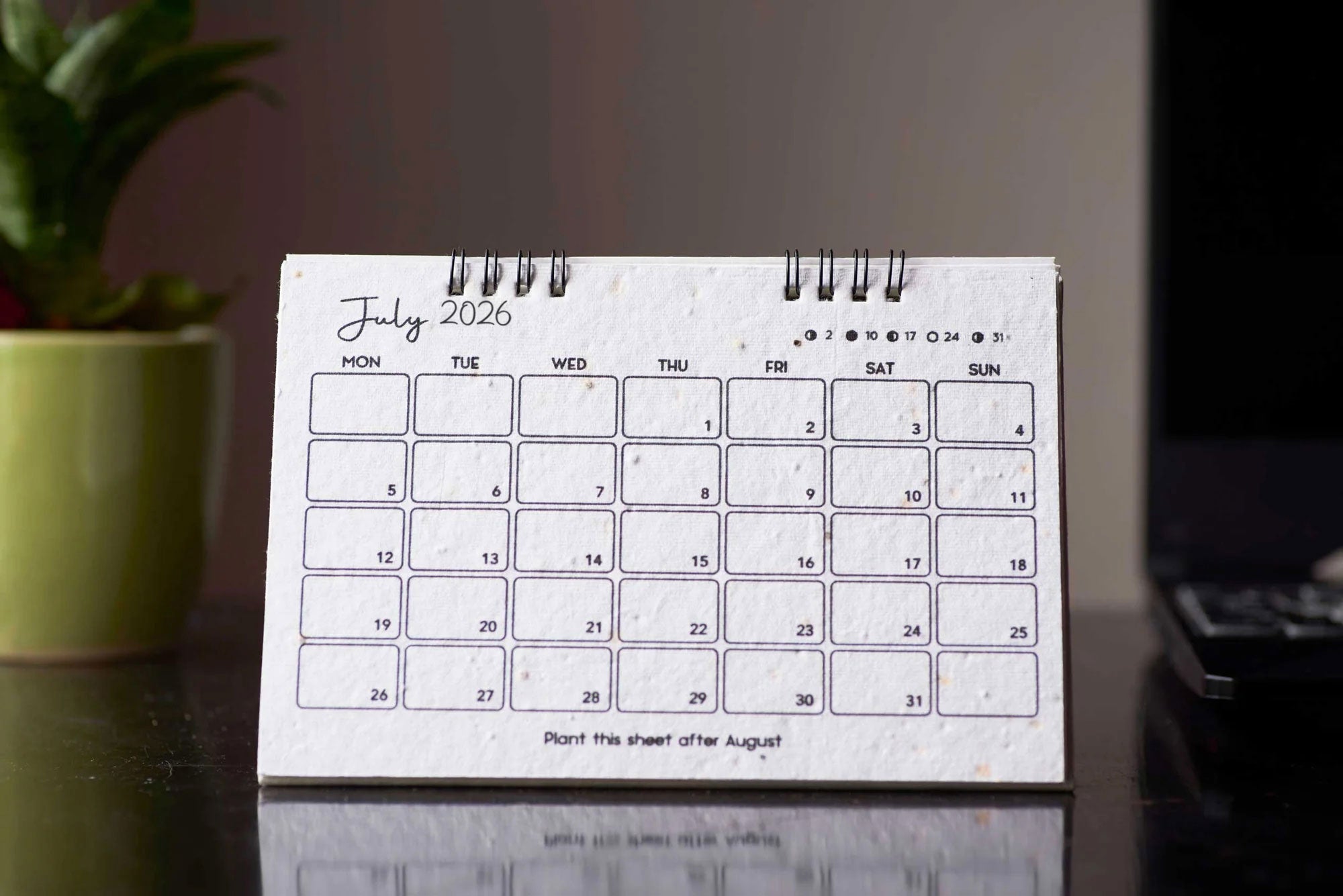 The Minimalist | Plantables Planner-Calendar 2026