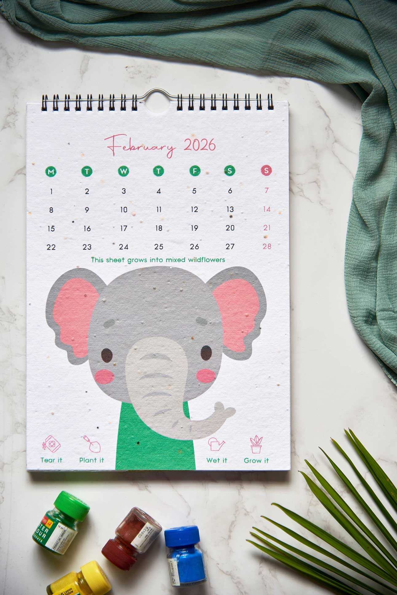 Welcome to the Jungle | A Kids Wall Calendar for 2026