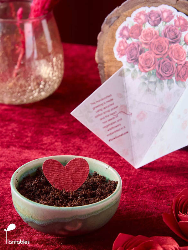 Bouquet with a Plantable Heart