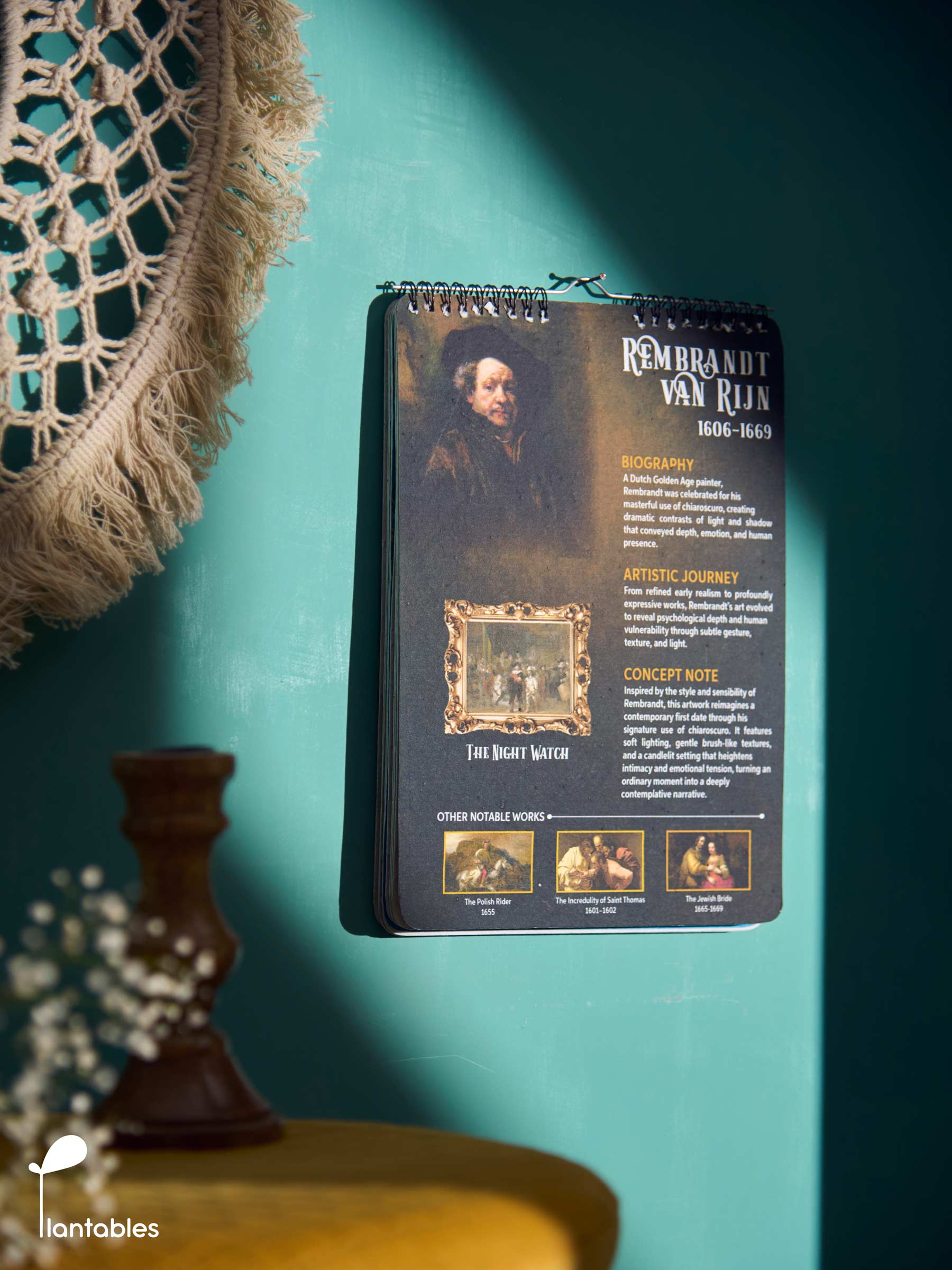 Art Masters Calendar 2026