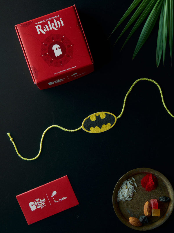 Batman Plantable Rakhi: Shadows of Gotham, Blooms of Earth