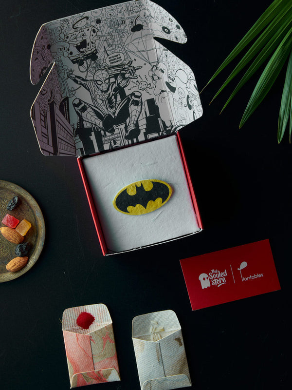 Batman Plantable Rakhi: Shadows of Gotham, Blooms of Earth