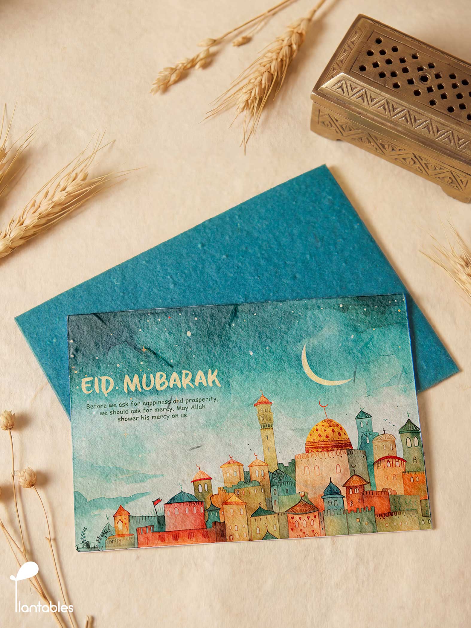 Crescent Medina Eid Greeting Card
