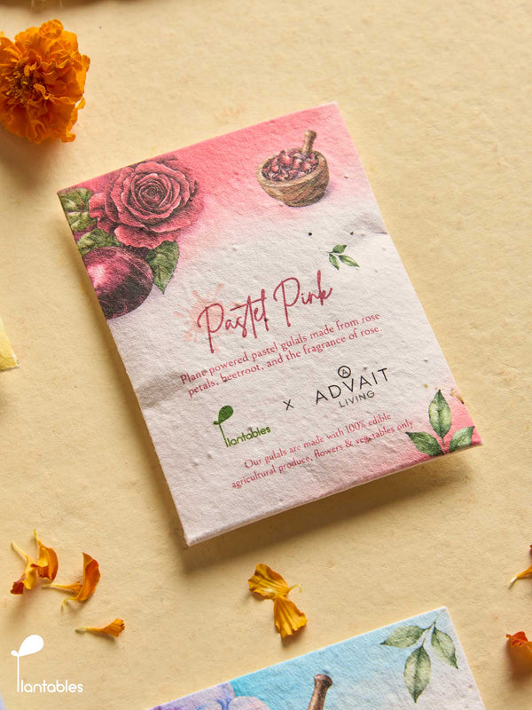 Rangrez Holi Art Kit | Organic Gulals & Plantable Postcards