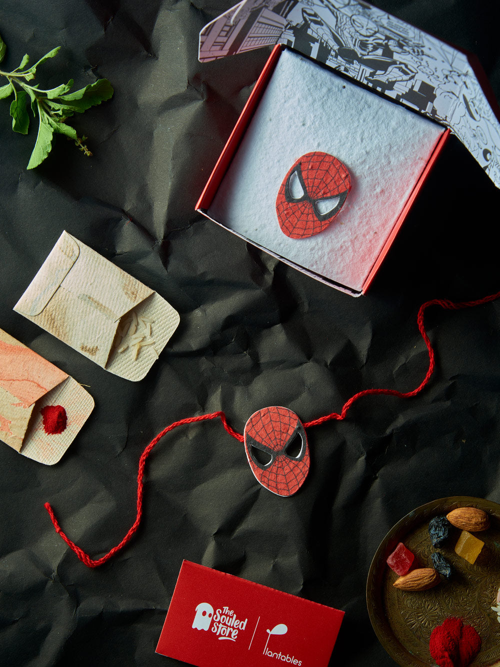 Spiderman Plantable Rakhi: Weaving Webs, Sowing Greens