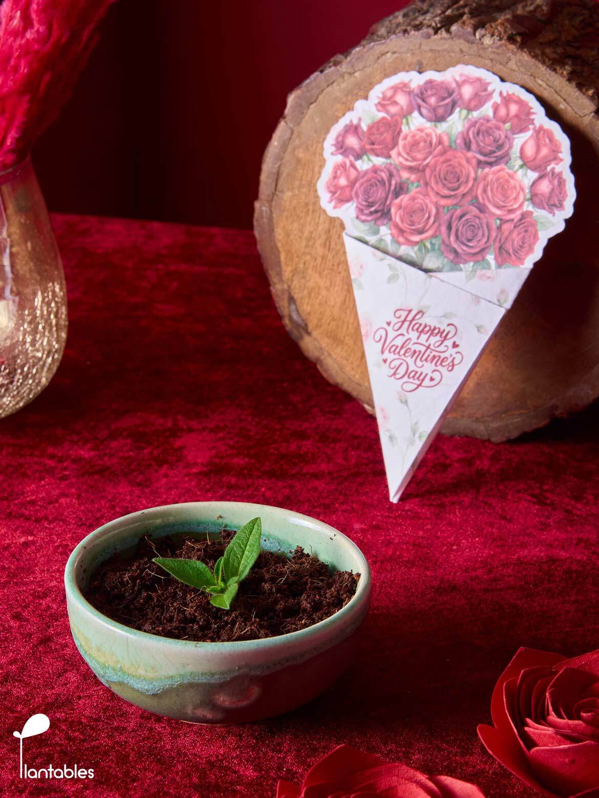 Bouquet with a Plantable Heart