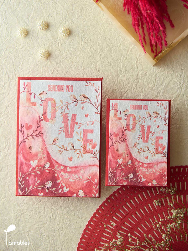Love Birds Valentine Card
