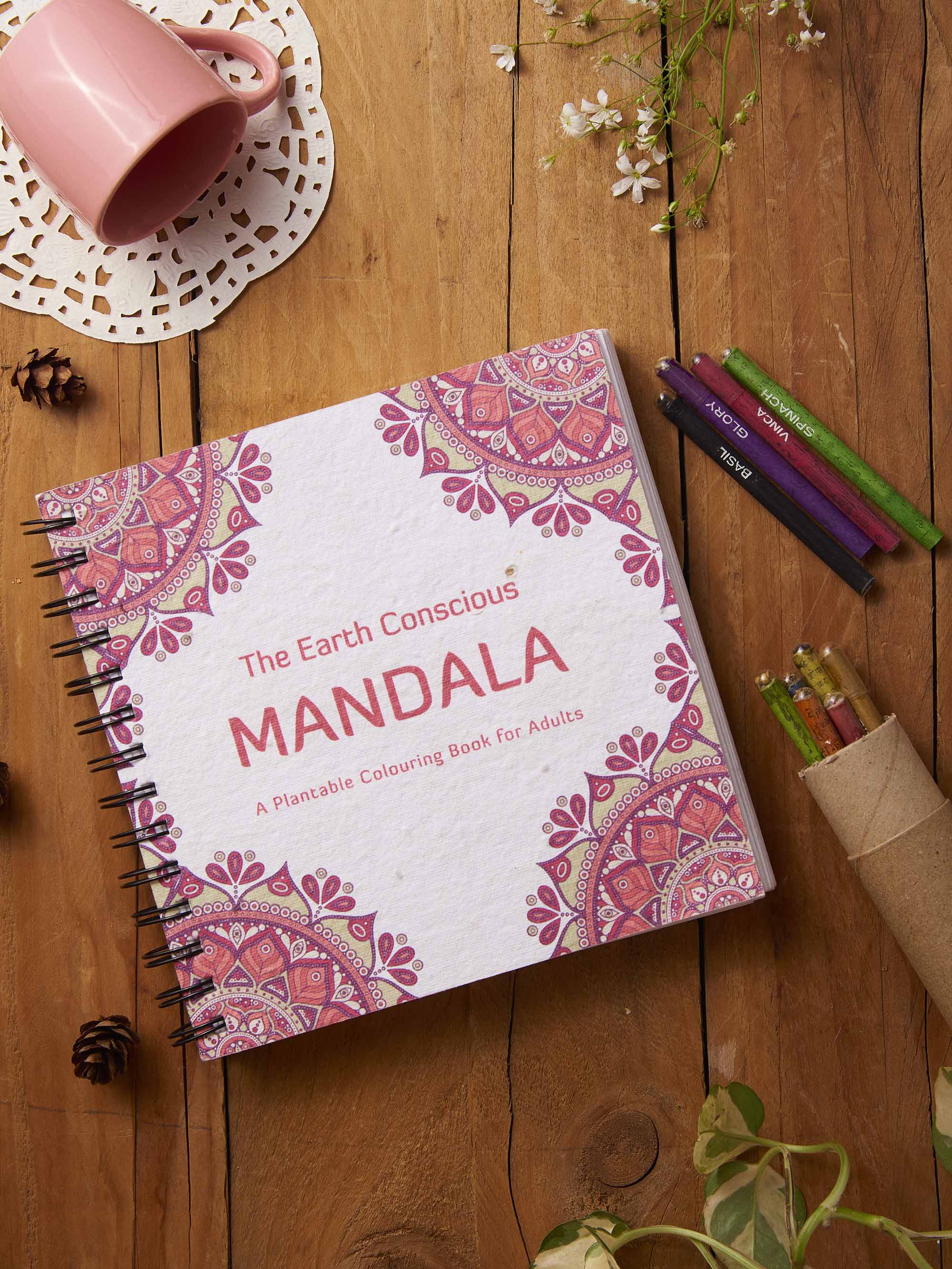 Plantables Adult Coloring Gift Set